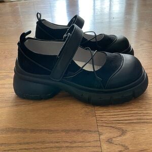 Asyllum Avery in black, Mary Jane Shoes